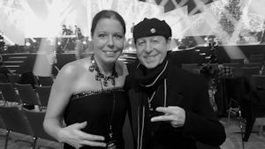 Julia mit Klaus Meine